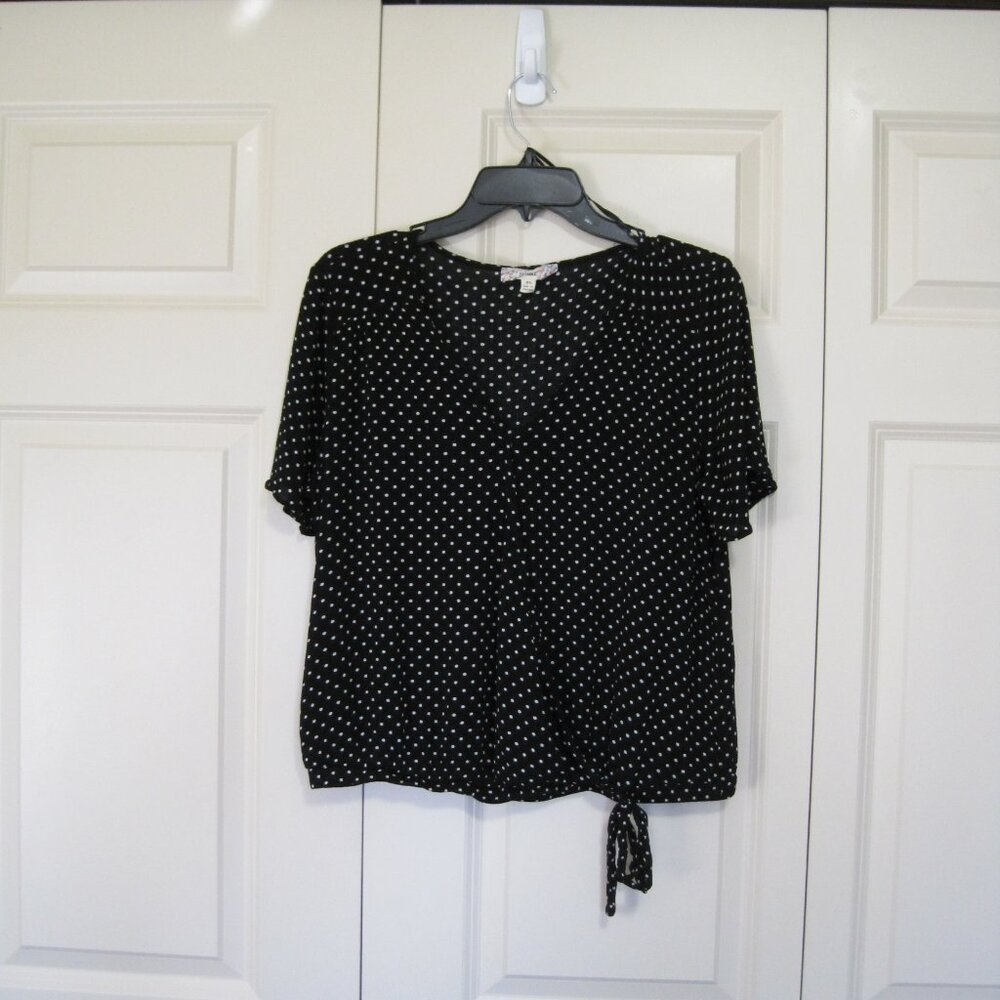Pink Republic faux wrap dot sz XL